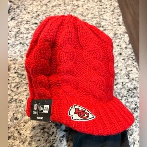NFL Women’s New Era Red Knit Hat